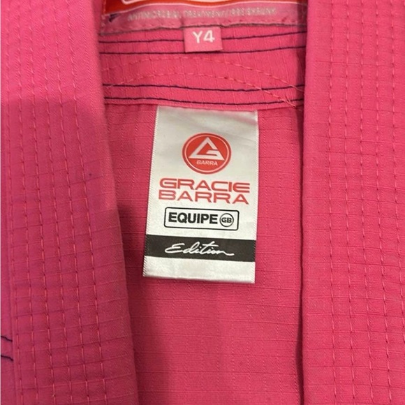 Gracie Barra Pink Gi Uniform - Picture 2 of 3